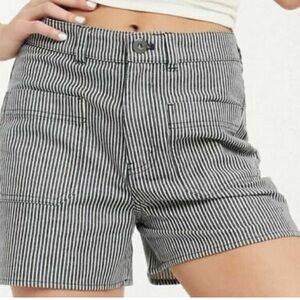 Vans White and Blue Bermudas Relaxed Fit